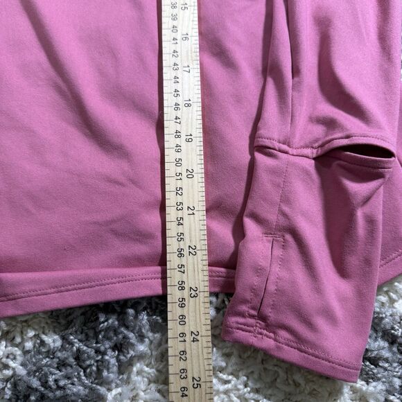 Under Armour Gray/pink Pullover Size SM Heat Gear 1/4 Zip‎ 100% Polyester - Picture 5 of 8